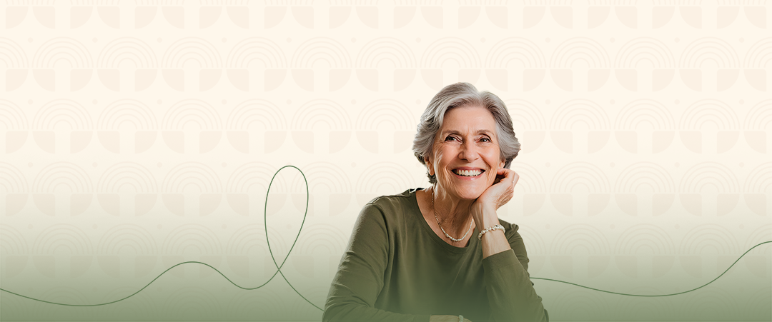 Idosa sorrindo - Casa Viva Inovar